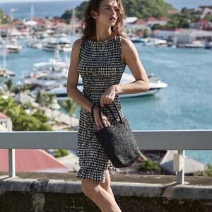 DÔEN Rosella Smocked Midi Dress - Noir Greta Gingham - Medium